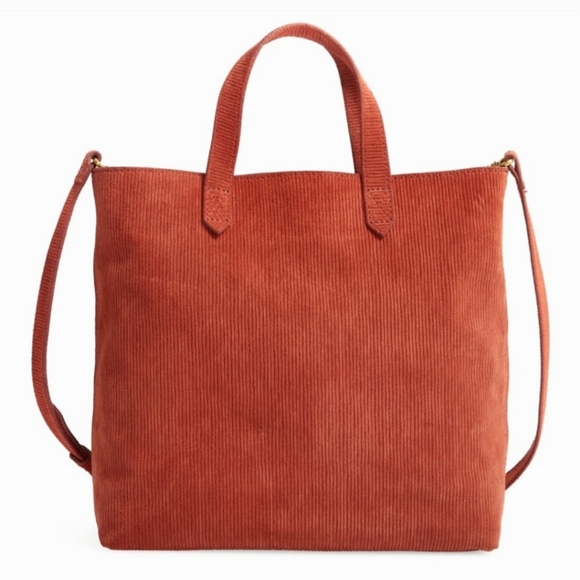 Madewell medium transport crossbody orange/rust color - Picture 6 of 7
